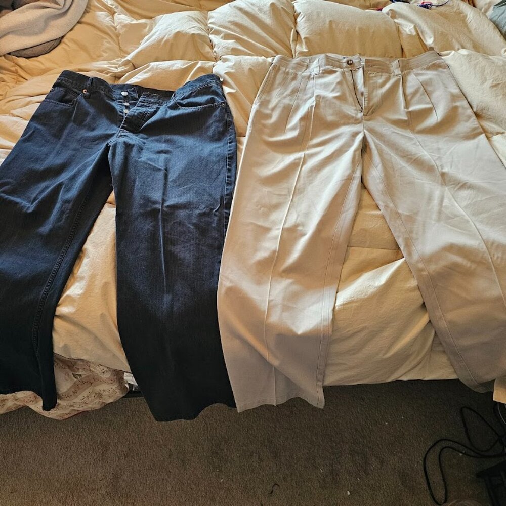 2 pair Mens 36x32